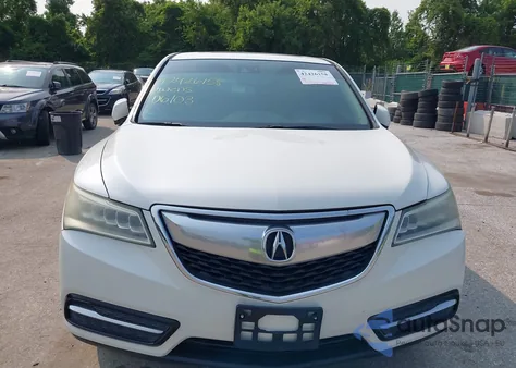 2014 Acura Mdx Technology Pkg W/Entertainment Pkg from USA, damaged, VIN 5FRYD3H66EB003655